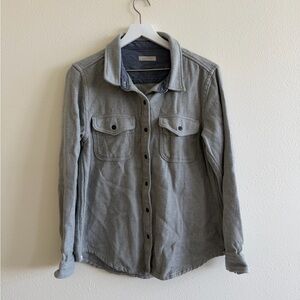 Men’s Gray Outerknown Organic Cotton Button Up